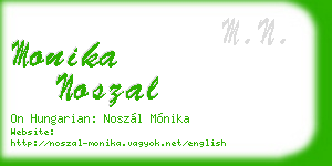 monika noszal business card